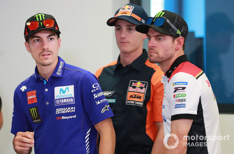 Маверік Віньялес, Yamaha Factory Racing, Пол Еспаргаро, Red Bull KTM Factory Racing, Кел Кратчлоу, Team LCR Honda