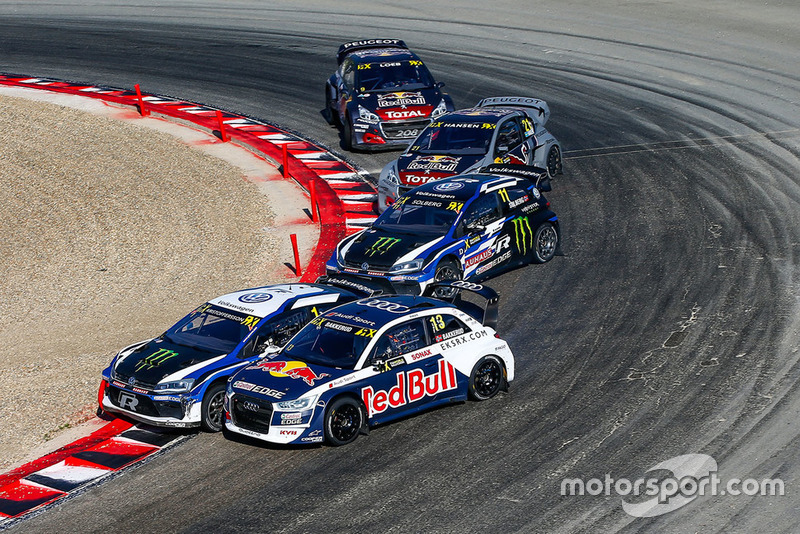 Johan Kristoffersson, PSRX Volkswagen Sweden, Andreas Bakkerud, EKS Audi Sport