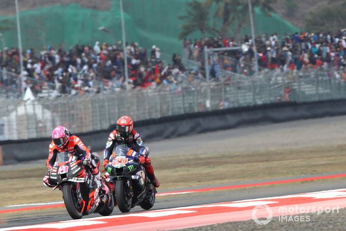 Aleix Espargaró, Aprilia Racing Team, Fabio Quartararo, Yamaha Factory Racing