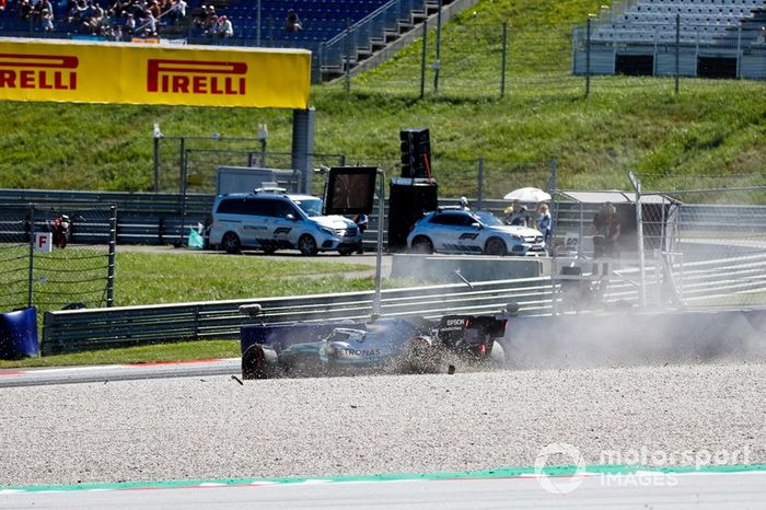 El coche de Valtteri Bottas, Mercedes AMG W10