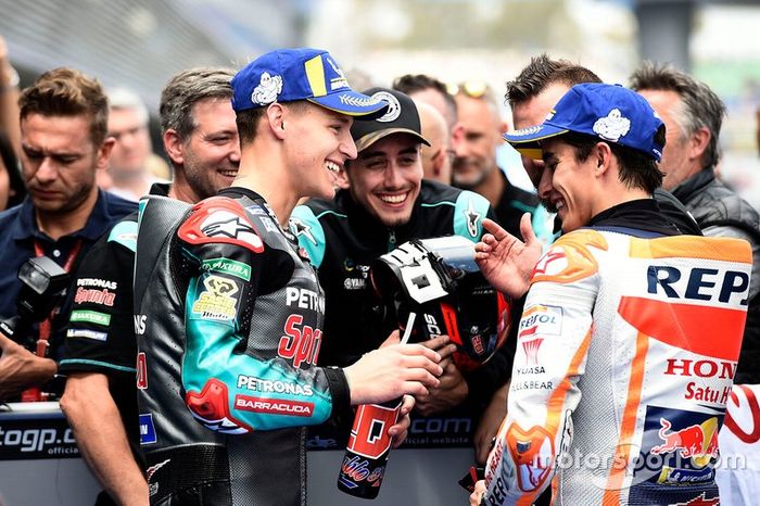 Fabio Quartararo, Petronas Yamaha SRT, Marc Marquez, Repsol Honda Team
