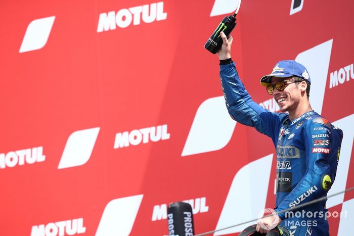 Podio: tercer lugar Joan Mir, Team Suzuki MotoGP
