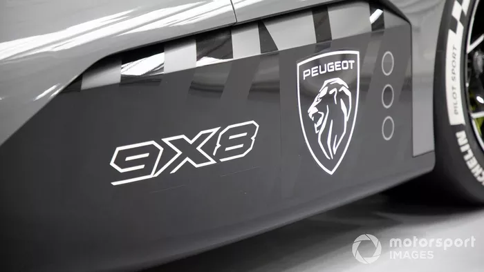 Detalle del Peugeot Hypercar 9X8