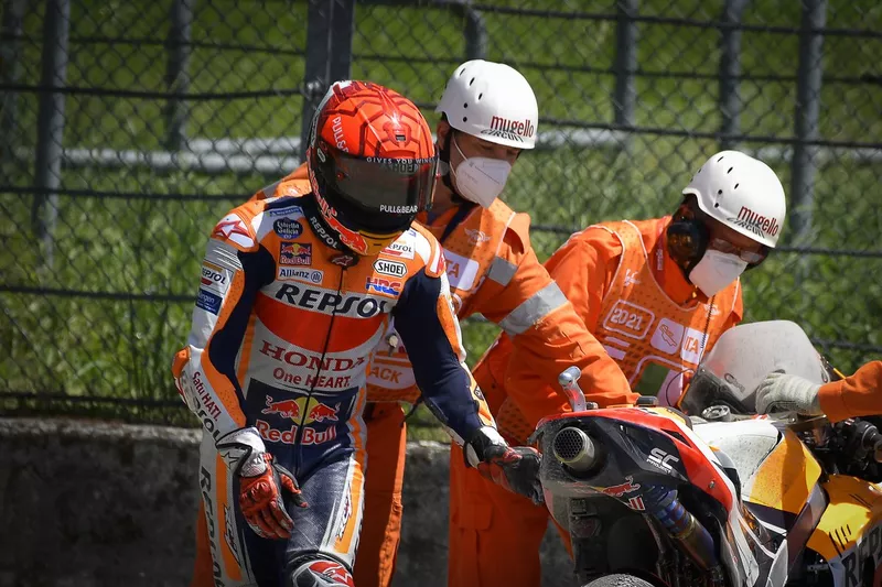 Caída de Marc Márquez, Repsol Honda Team