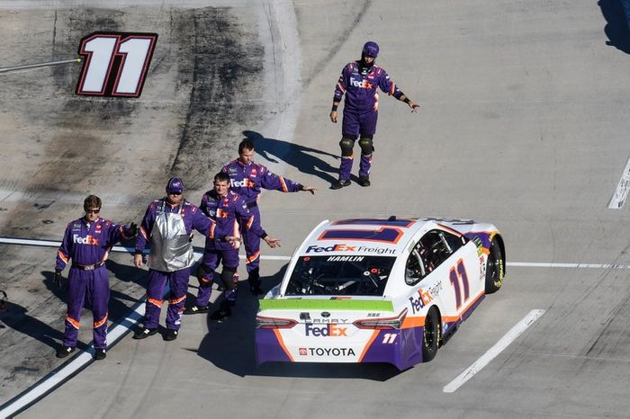 Denny Hamlin, Joe Gibbs Racing, Toyota Camry FedEx Freight