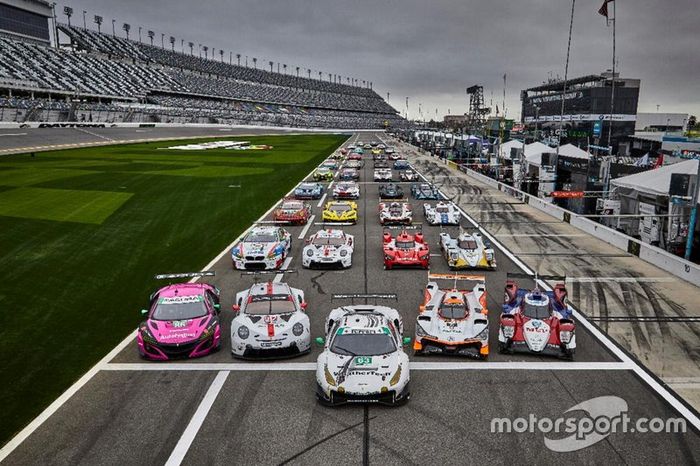Alineación de coches de Rolex Daytona 24