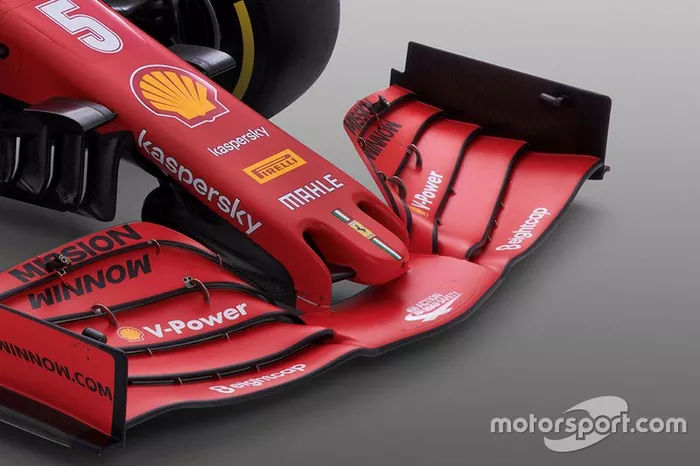 Ferrari SF1000 front wing detail
