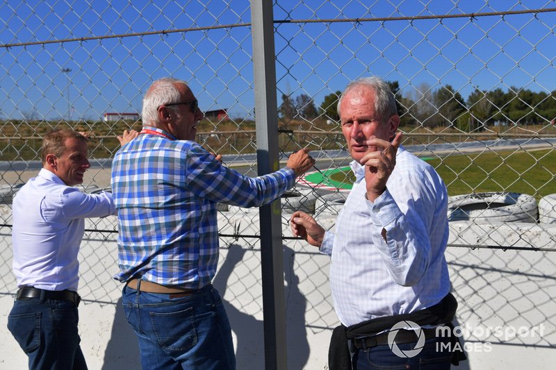 Dietrich Mateschitz, CEO and Founder of Red Bull and Dr Helmut Marko, Red Bull Motorsport Consultant