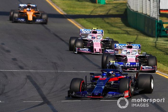 Su primera carrera en el  GP de Australia