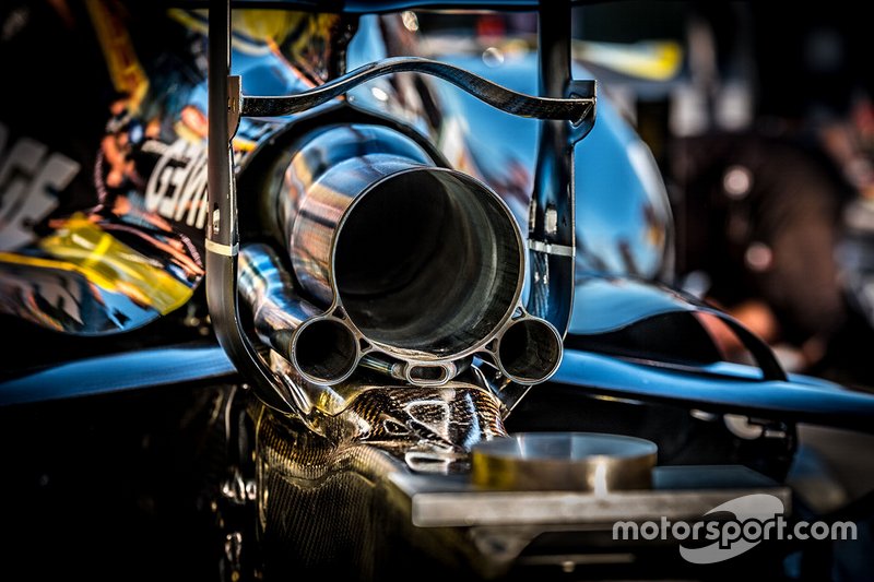 Detail knalpot Renault F1 Team R.S.19