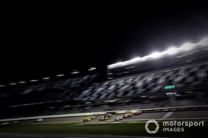 #14 AIM Vasser Sullivan Lexus RC F GT3, GTD: Richard Heistand, Jack Hawksworth, Austin Cindric, Nick Cassidy, #12 AIM Vasser Sullivan Lexus RC F GT3, GTD: Frank Montecalvo, Townsend Bell, Aaron Telitz, Jeff Segal, restart