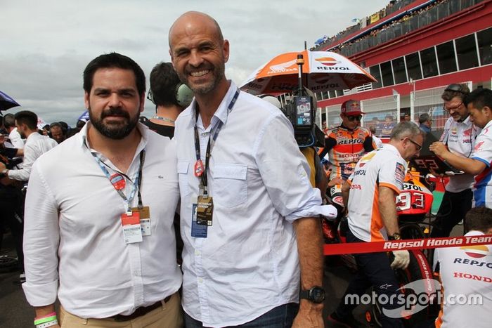 Fernando García Soria, subsecretario de Promoción Turística de Argentina, y Guillermo Dietrich, ministro de Transporte de Argentina