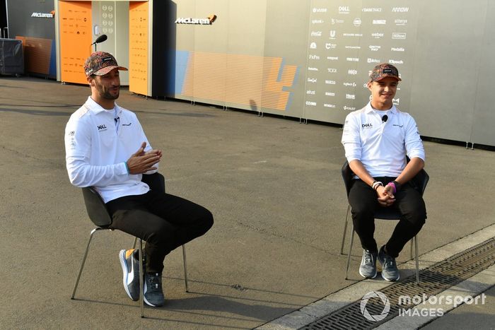 Daniel Ricciardo, McLaren y Lando Norris, McLaren 