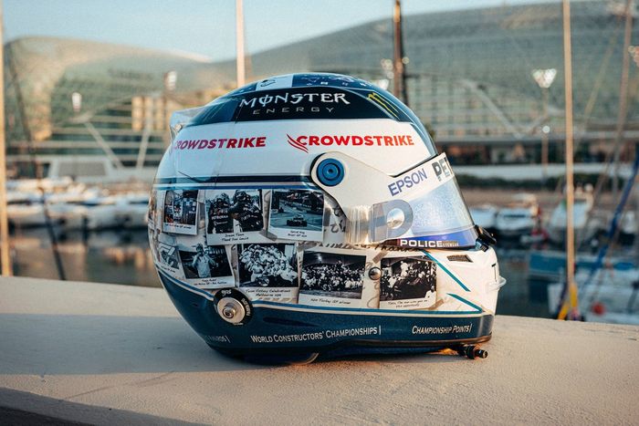 Casco de Valtteri Bottas, Mercedes