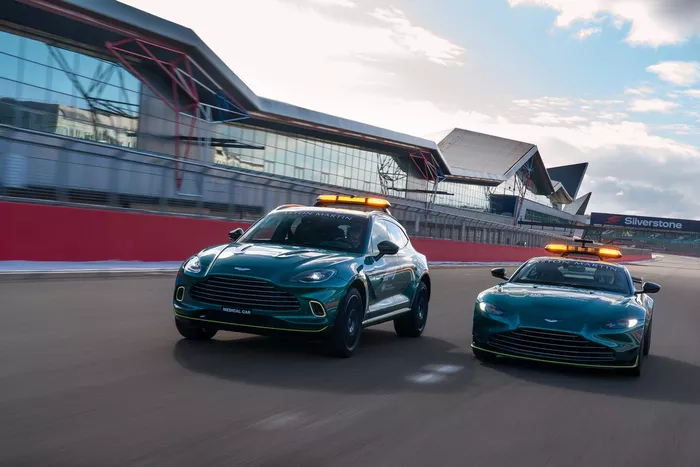 Astonn Martin Official Safety and Medical Cars of Formula One