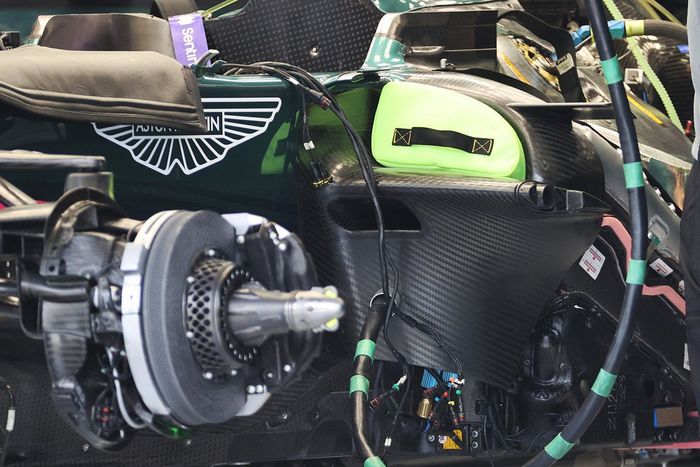 Detalle del Aston Martin AMR21