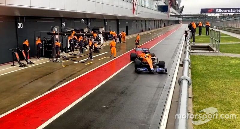 McLaren MCL35M, Silverstone, Lando Norris