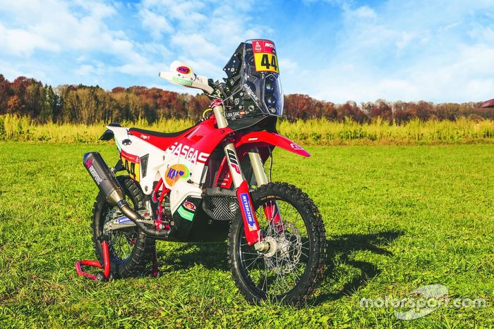 La moto de Laia Sanz, GASGAS Rally team