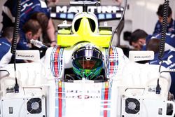 Felipe Massa, Williams, in cockpit