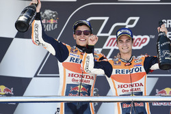 Podium : Marc Marquez, Repsol Honda Team, Dani Pedrosa, Repsol Honda Team