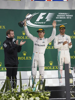 Подіум: Друге місце Ніко Росберг, Mercedes AMG F1