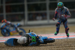 Enea Bastianini, Estrella Galicia 0,0 crash