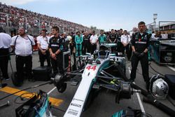 El auto de Lewis Hamilton, Mercedes-Benz F1 W08