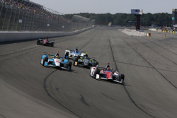 Conor Daly, A.J. Foyt Enterprises Chevrolet, Gabby Chaves, Harding Racing Chevrolet