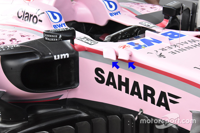 Sahara Force India F1 VJM10, detail