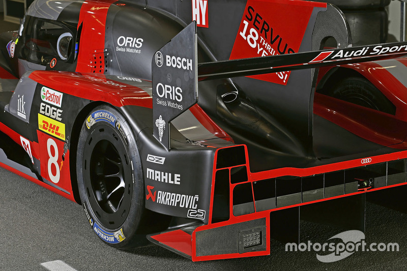 #8 Audi Sport Team Joest Audi R18 rear detail