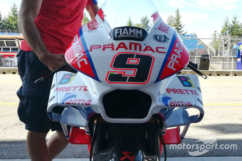 Detail fairing aerodinamika Pramac Racing