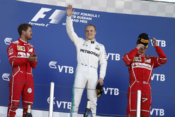 Podium: 1. Valtteri Bottas, Mercedes AMG F1; 2. Sebastian Vettel, Ferrari; 3. Kimi Räikkönen, Ferrar