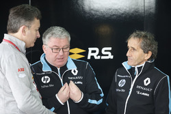 Alejandro Agag, Formula E CEO, CEO, Formula E, with Alain Prost, Senior Team Manager, Renault e.Dams
