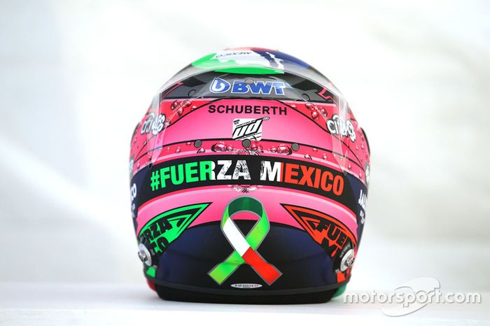 Sergio Perez'in kaskı, Sahara Force India F1