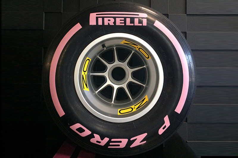 Pirelli pink tyre