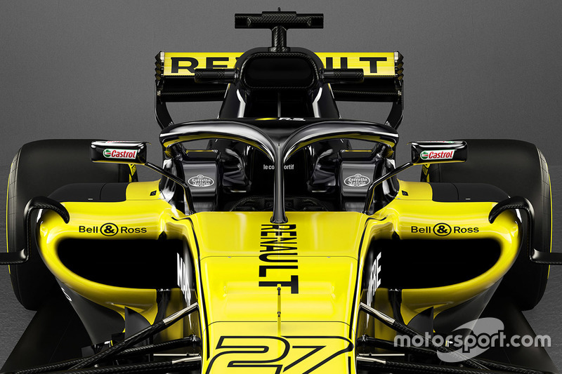 Renault F1 Team RS18 halo detail