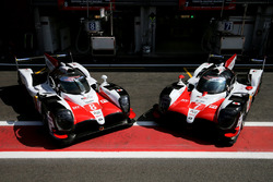 #8 Toyota Gazoo Racing Toyota TS050: Sébastien Buemi, Kazuki Nakajima, Fernando Alonso, #7 Toyota Gazoo Racing Toyota TS050: Mike Conway, Kamui Kobayashi, Jose Maria Lopez