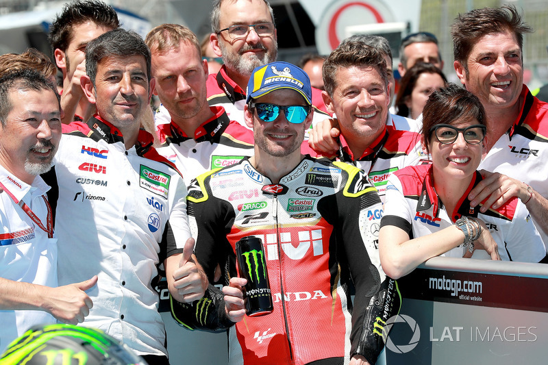 Peraih pole Cal Crutchlow, Team LCR Honda