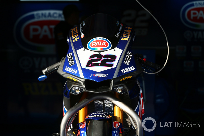 La moto d'Alex Lowes, Pata Yamaha