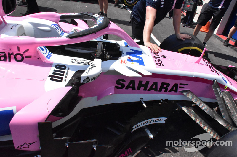Force India VJM11, abitacolo