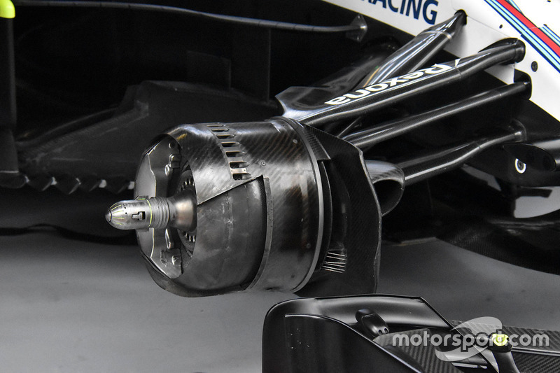 Freno delantero del Williams FW41
