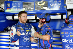 Chris Buescher, JTG Daugherty Racing, Chevrolet Camaro Breyers 2 in 1 and crew chief Trent Owens