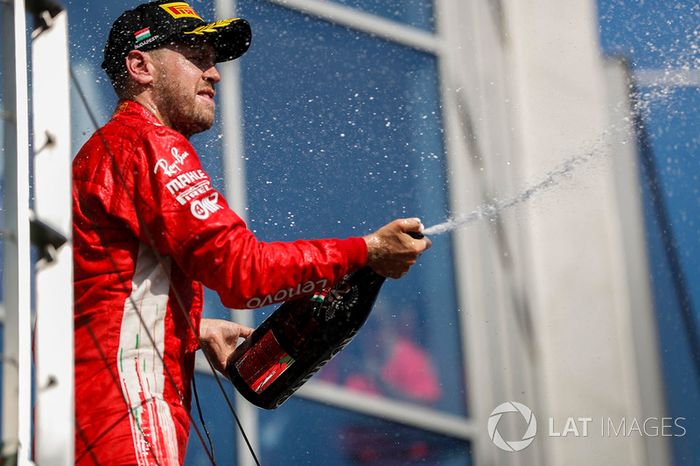 Sebastian Vettel, Ferrari, segundo