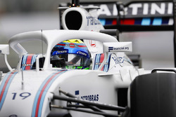 Felipe Massa, Williams FW38 Mercedes, with Halo