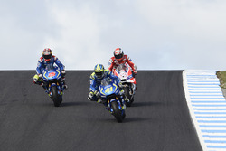 Maverick Viñales, Team Suzuki Ecstar MotoGP, Aleix Espargaro, Team Suzuki Ecstar MotoGP, Andrea Dovizioso, Ducati Team