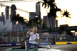 Valtteri Bottas, Williams Martini Racing, in the drivers parade