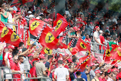 Ferrari Fans und Flaggen