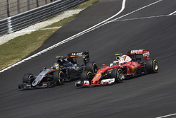 Серхіо Перес, Sahara Force India F1 VJM09, Кімі Райкконен, Ferrari SF16-H