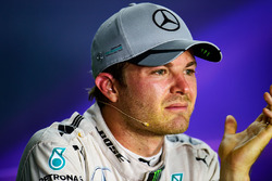 Nico Rosberg, de Mercedes AMG F1 en la Conferencia de prensa FIA