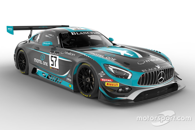 #57 Black Falcon, Mercedes-AMG GT3: Adam Christodoulou, Hubert Haupt, Andreas Simonsen